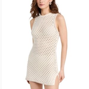 NWT • GUEST IN RESIDENCE | Creme Mesh Tunic in Size Small